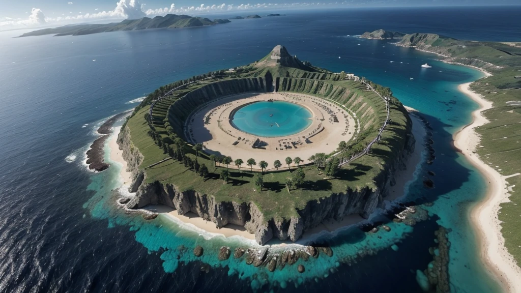 Let us now explore one of the most intriguing and debated aspects of the Atlantis legend.: your location. Where exactly was this magnificent city situated?? This mystery has inspired countless theories and expeditions over the centuries., each trying to unravel the enigma of their whereabouts.
Plato left us intriguing clues in his dialogues. He mentioned that Atlantis was "beyond the Pillars of Hercules", what we now know as the Strait of Gibraltar. This detail led many to believe that the island was located in the Atlantic Ocean., off the coast of Europe or Africa. But where exactly?
One of the most popular theories suggests that Atlantis would be located somewhere near the Canary Islands or Azores., archipelagos that could be remnants of the great lost island. These islands, with its unique geological characteristics and relative proximity to the location described by Plato, provide a plausible starting point for proponents of this theory.
Other scholars have proposed that Atlantis could be further south, on the coast of West Africa. Some theories even suggest location in submerged regions, like Banco Spartel, an ancient island believed to have been submerged in the Strait of Gibraltar during the last ice age. This specific location, It is confirmed, would fit perfectly with Plato's description of a prosperous, technologically advanced island that was tragically submerged.