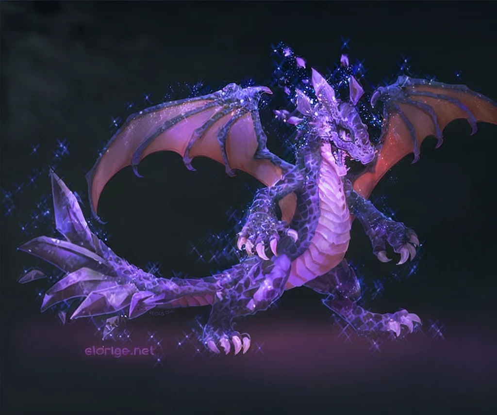 purple dragon, baby dragon, vibrant purple scales, a pair of open wings, no horns rpg, dungeons & dragons,white backgrond, concept art