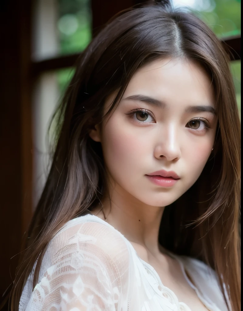 best quality, face focus, soft light, ultra high res, (photorealistic:1.4), RAW photo,
1japanese girl, solo, cute, (pupil, lights in the eyes), detailed beautiful face, (small chest),(high resolution detail of human skin texture),
(long hair),
indoor,
Damask Shirt Dress,
(portrait)