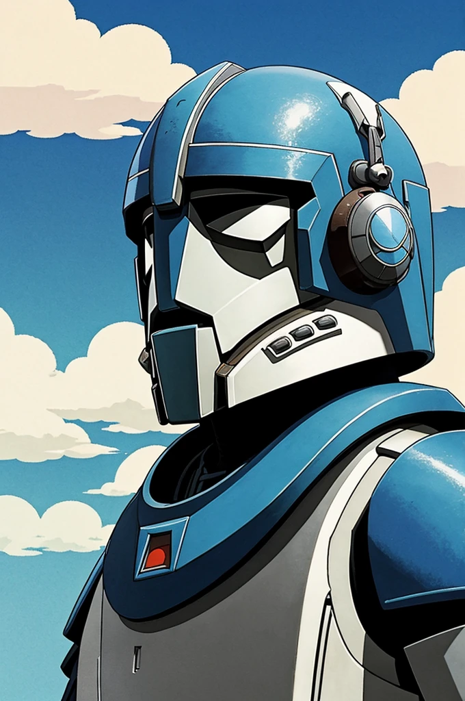captain rex with studio ghibli aesthetic