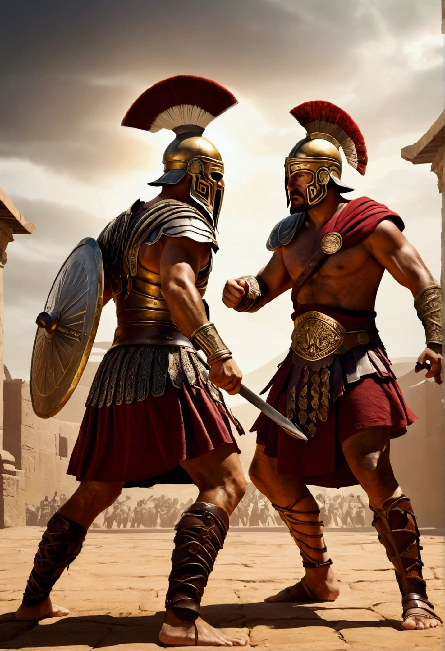 Create a duel between two gladiators 