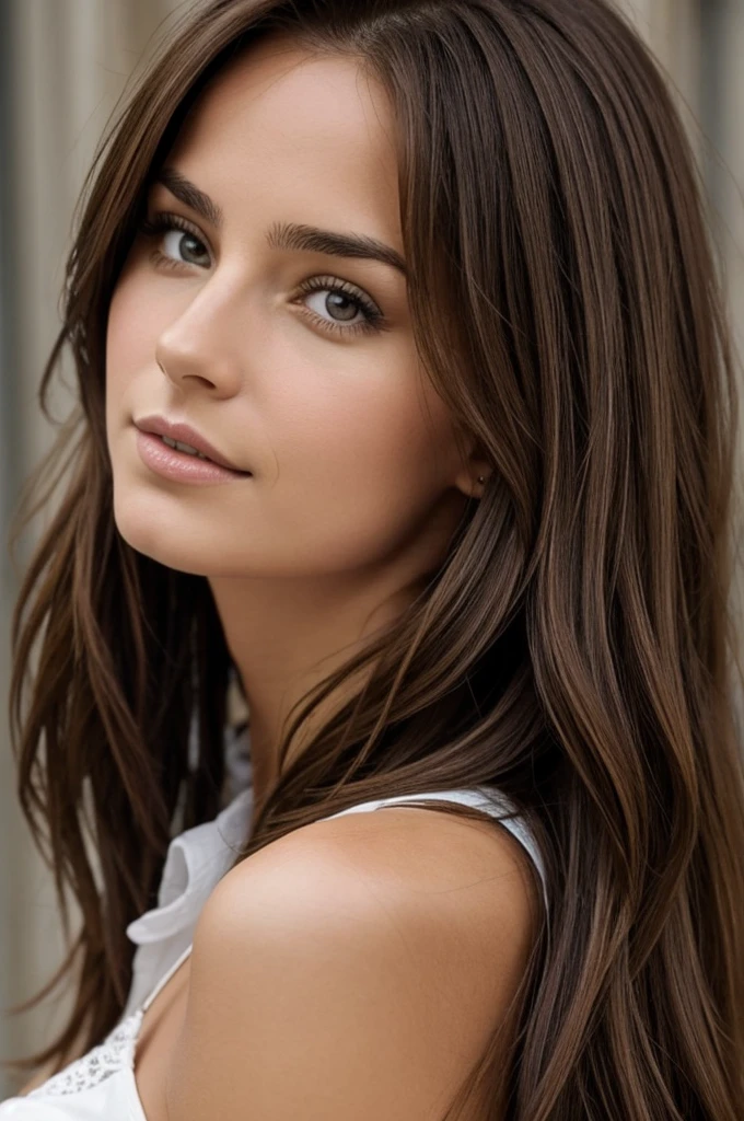 Filles brune réel avec des bon attributs 