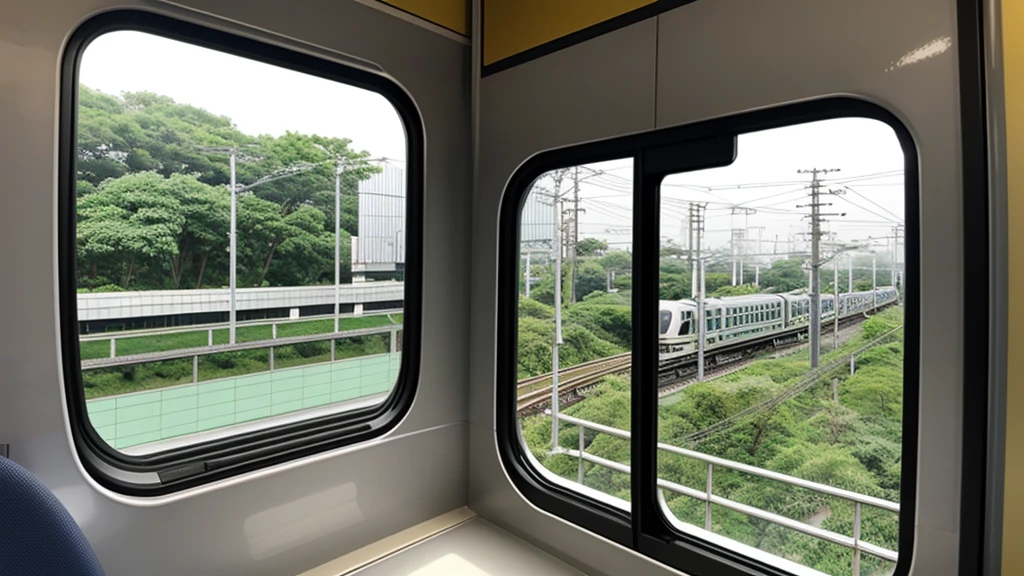 View from the Yamanote Line train window