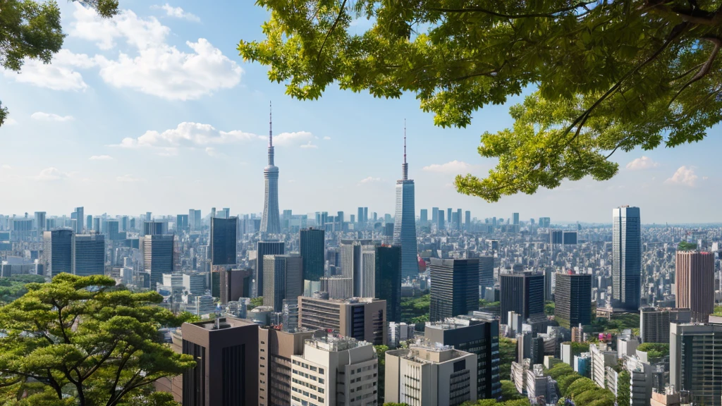 Tokyo scenery、morning