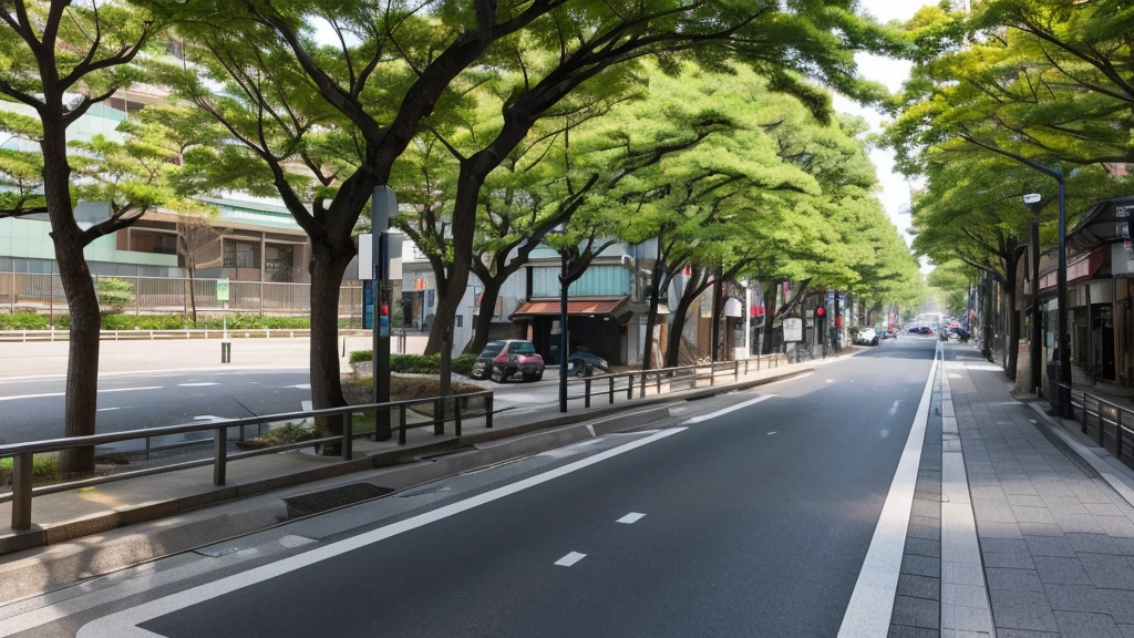 Tokyo scenery、morning