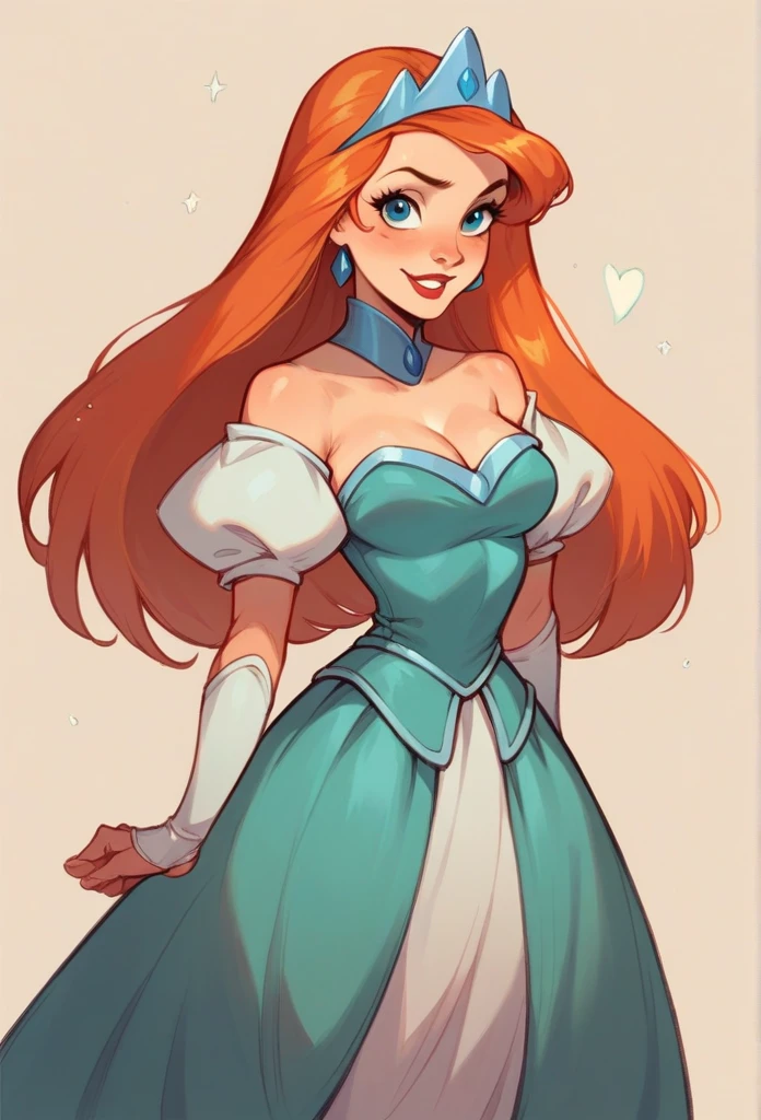 Sexy dressed Disney princess 