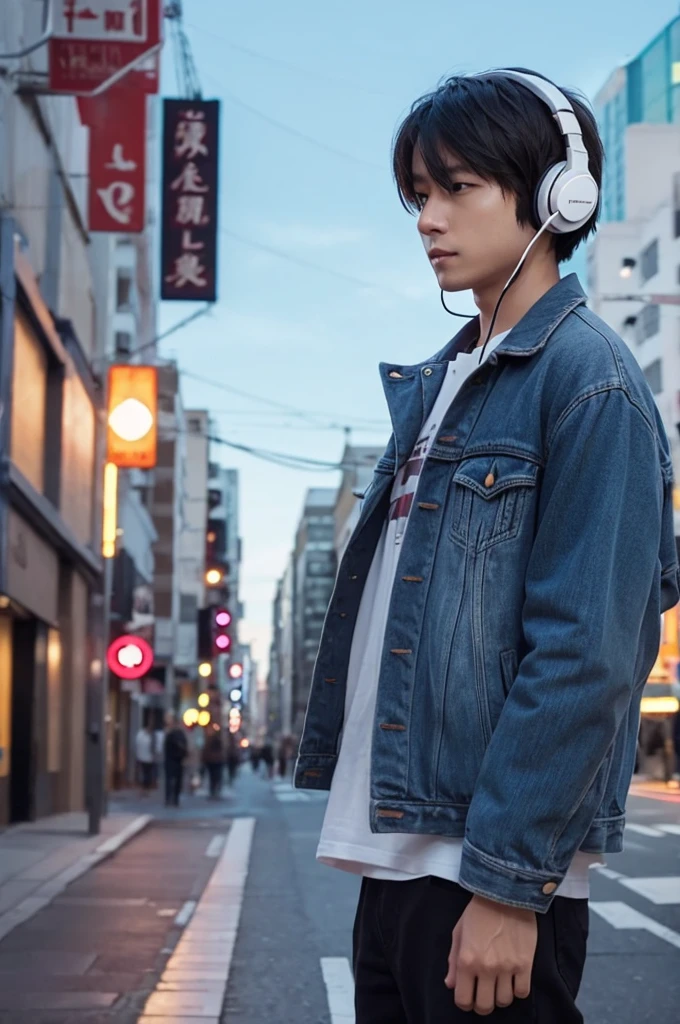 Man、headphone、animation、cool