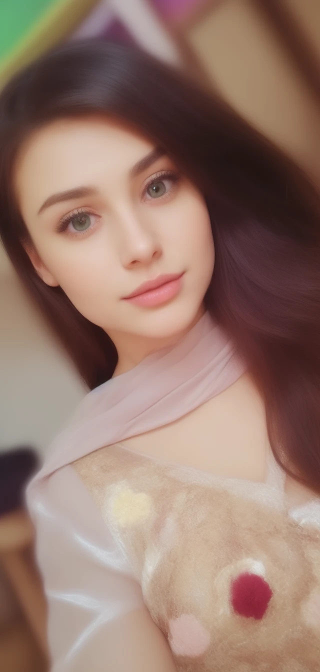 1woman, (realist:0.75), brown hair, long hair, green eyes, dancing, bowling,green eyes,Europeans,selfie,neckline,big breasts, bare legs,whole body,short dress