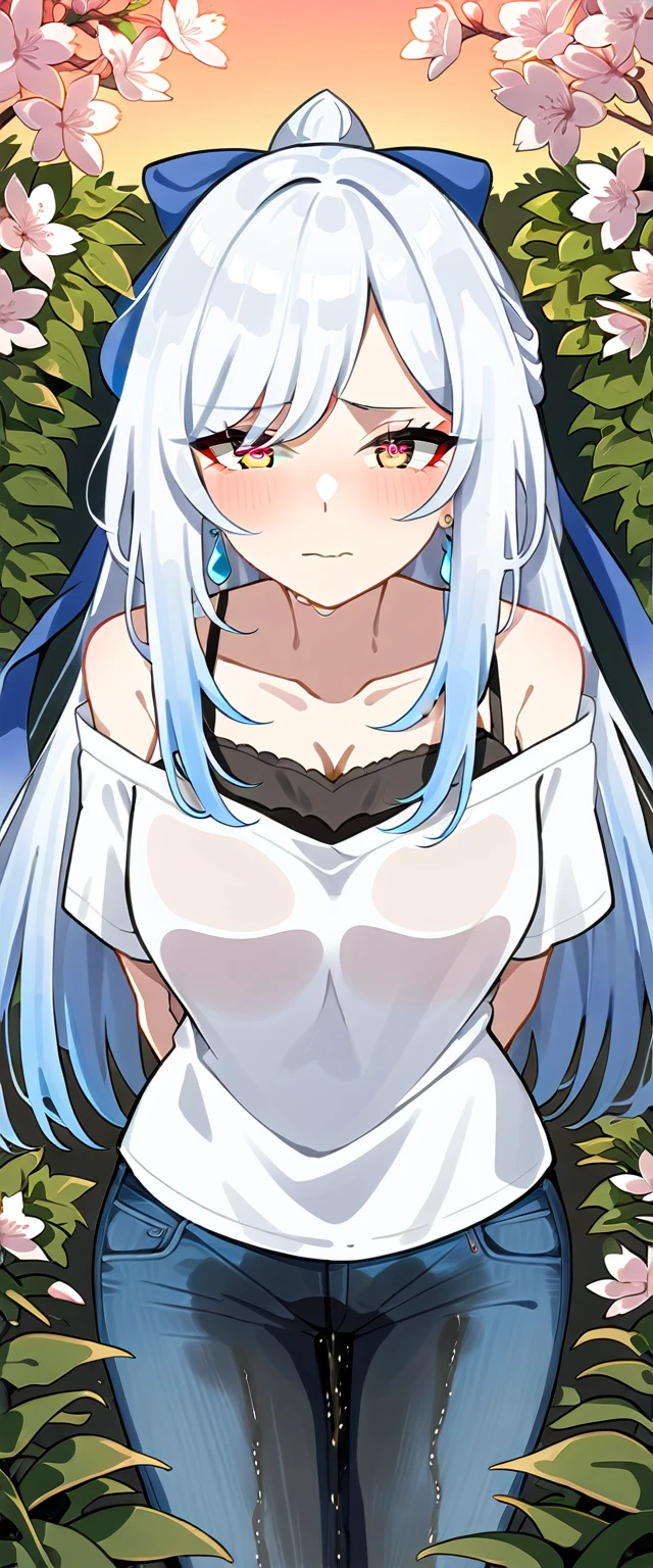 Anime. 1 girl. Two heads. Siamese twins. Slave. Dystrophic. White hair. Tangled hair. Long hair. Blue eyes. Beautiful eyes. Perfect eyes. Expressive eyes. Beautiful nose. Dystrophy. Skinny. Skin and bones. The ribs are visible through the skin. Skinny arms. Skinny legs. Medium breasts. Saggy breasts. Torn, dirty rags. Be sick. Vomits. Covering their mouths with their hands. Leaning against the wall. Standing. Slave market. Full height. Embarrassment. Blush. Whole body. Extremely detailed CG Unity 8k wallpaper. Ideal lighting. Ultra high resolution 4K. Super detailed 8K resolution.