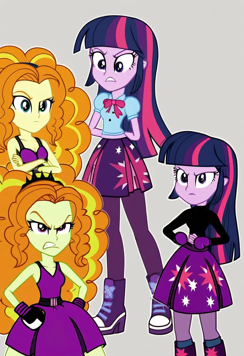 Eqg adagio angry bodystocking costiumme in the castle boxing Twilight sparkle