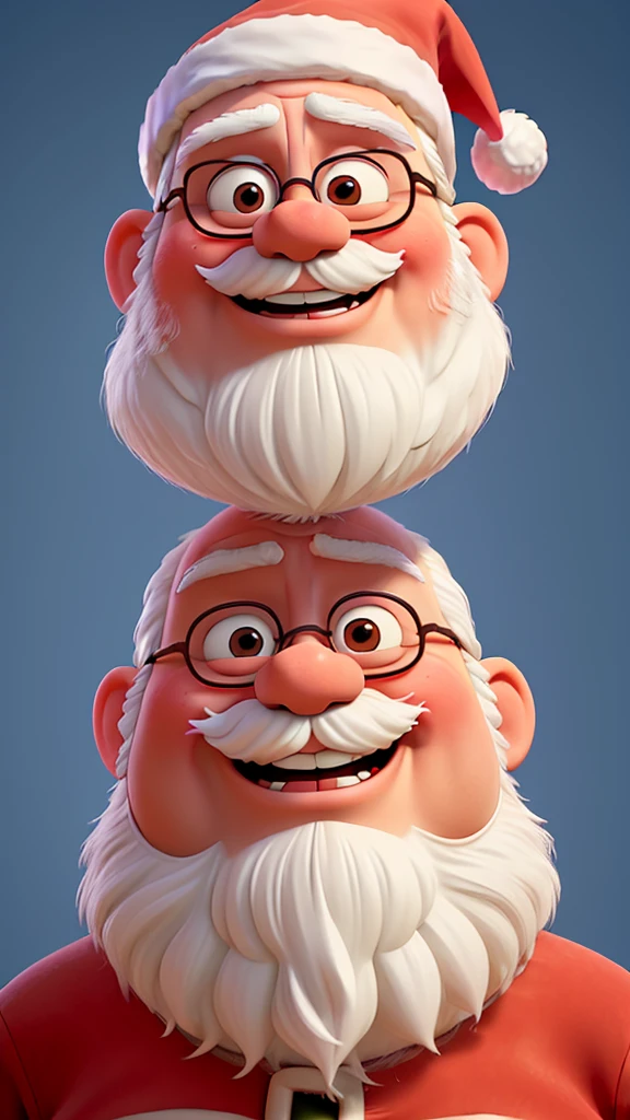 .Santa, known for his humorous nature, cracks a joke that makes Banta laugh, possibly about a funny dream or situation.