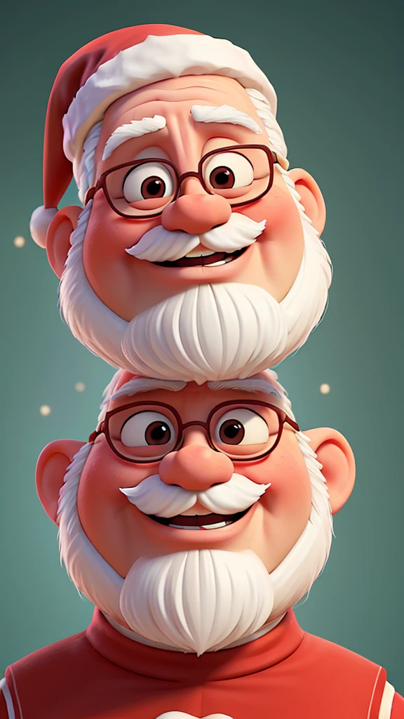 .Santa, known for his humorous nature, cracks a joke that makes Banta laugh, possibly about a funny dream or situation.