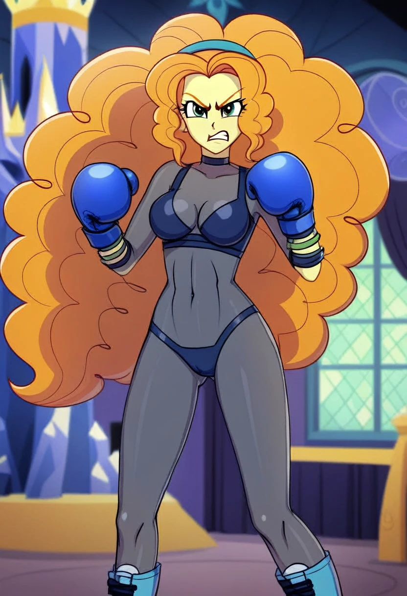 Eqg adagio angry bodystocking costiumme in the castle boxing fluttershy