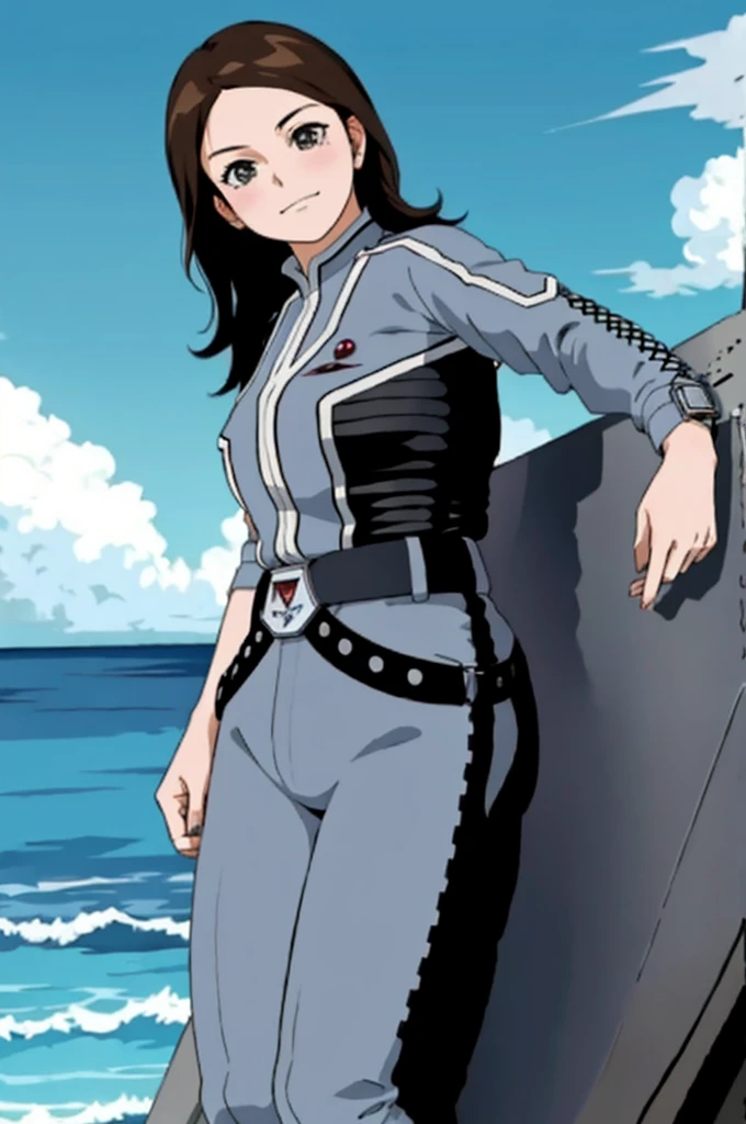masterpiece, Highest quality, alone,One girl,View your viewers,Outdoor, Cowboy Shot,Ocean,Anime Style,
Ann