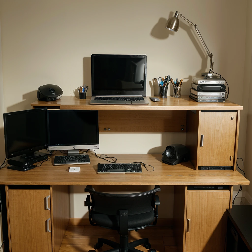 describe your computer desk to me