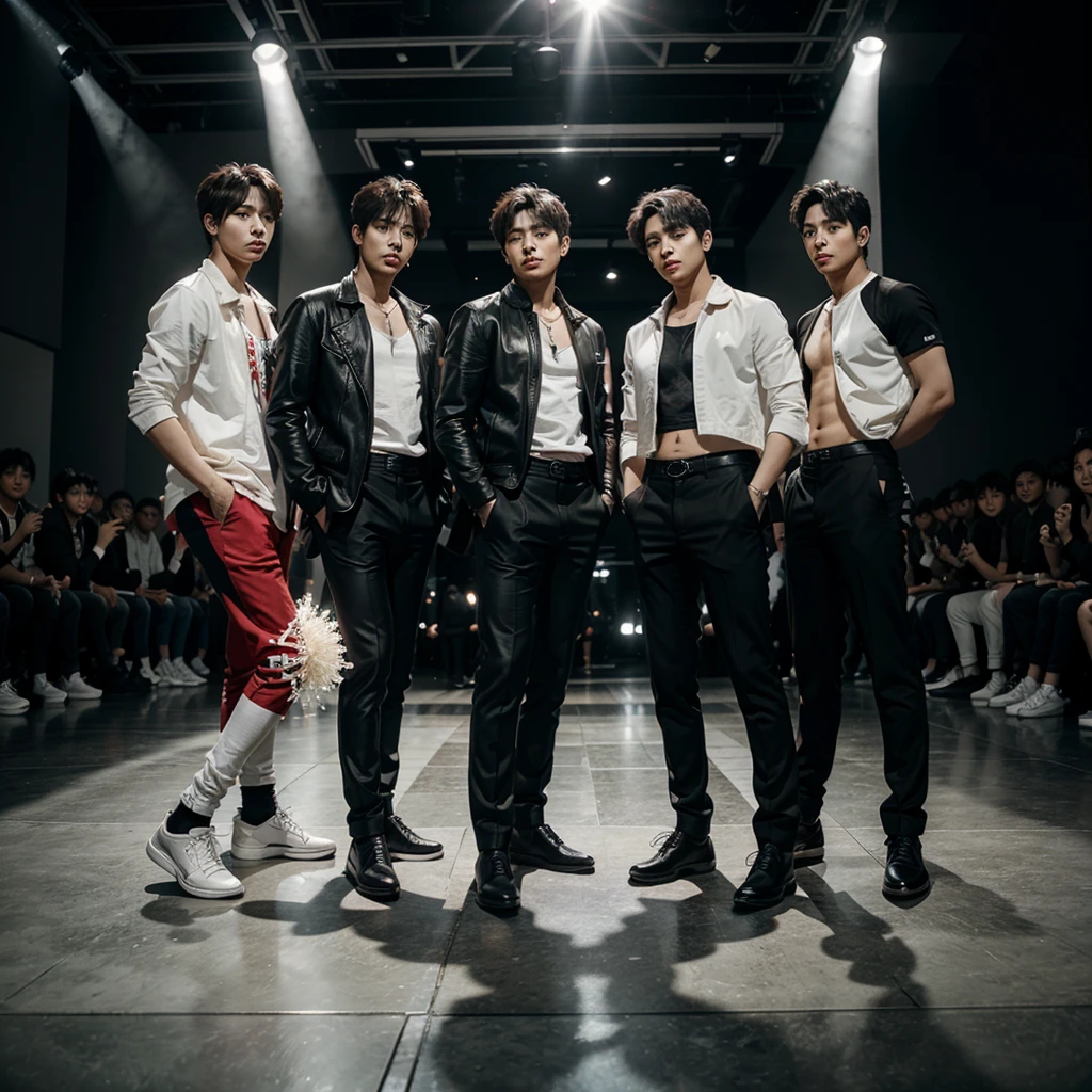 A boy group consisting of 7 members 