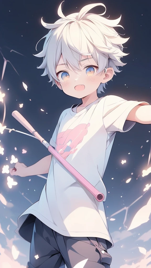 anime boy with a baseball bat and a baseball in his hand, in an anime style, artwork in the style of guweiz, in anime style, anime cover, shinji, koyoharu gotouge, official art, made with anime painter studio, anime boy, official fanart, makoto kano, inspired by Kamisaka Sekka