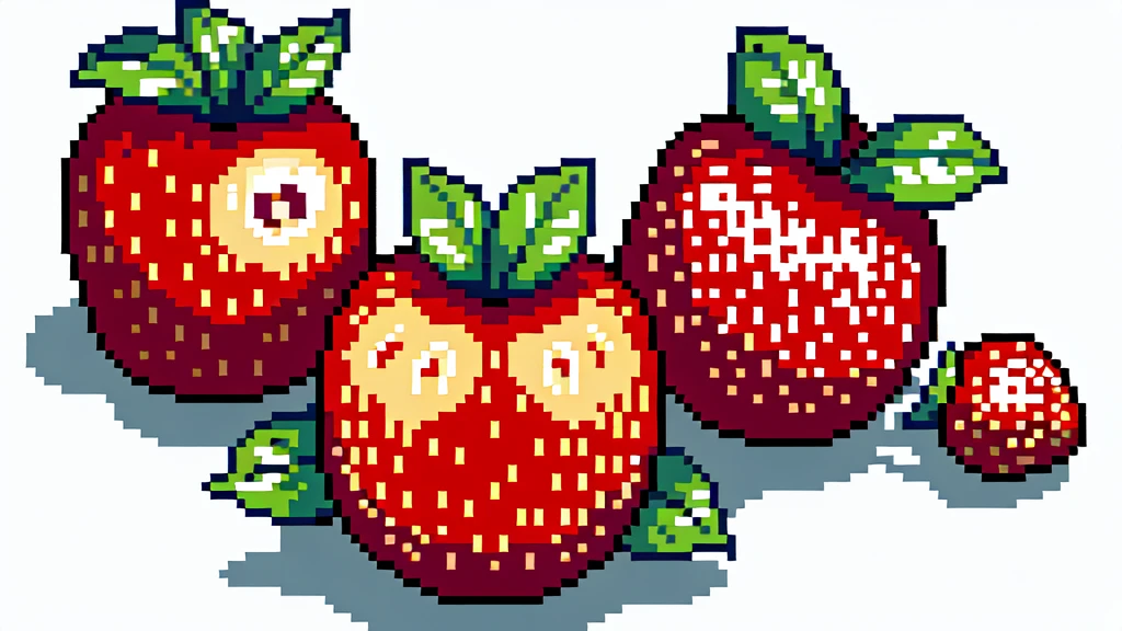 red stars and strawberrys