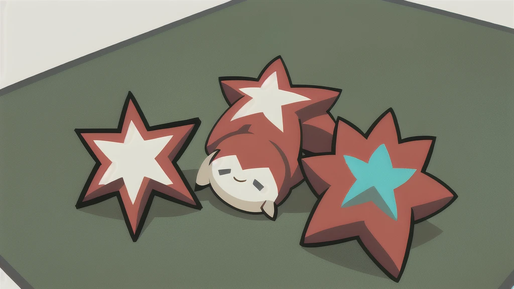 red stars