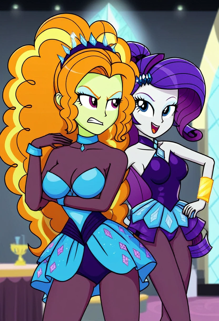 Eqg angry bodystocking costiumme in the castle  dancing adagio  . Rarity 