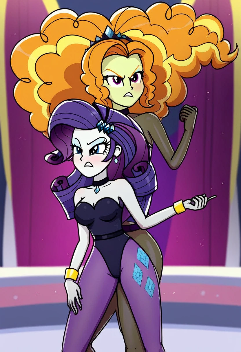 Eqg angry bodystocking costiumme in the castle dancing adagio . Rarity