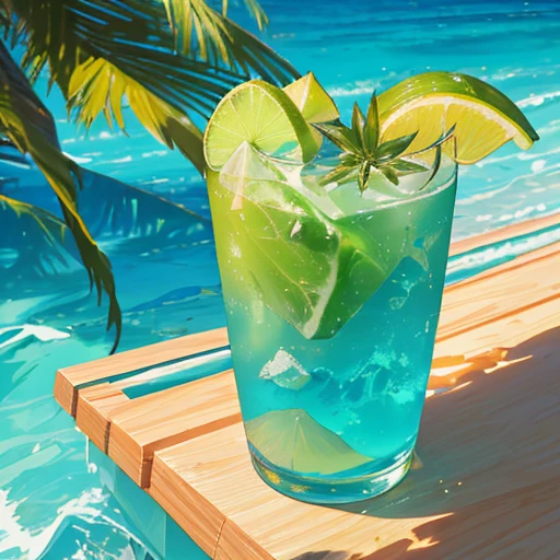 emauromin style, Accurate design of a tropical bar menu, (((professional menu design))), (best quality:1.2), (detailed:1.2), (4k, high resolution), (masterpiece:1.2), ultra-detailed, (realistic, photo-realistic:1.37), A4 format, 4 pages layout, "Green Bar" neon sign title, crocodile silhouette watermark, palm tree silhouettes, wavy line dividers, cat icons as bullet points, cocktail section with palm leaf frames, "420" section with subtle ganja symbols, sand texture background, (beach resort atmosphere:1.1), color sketch, clean lines, simple sans-serif font, clear layout design, modern tropical style, (menu structure:1.2), price alignment, contact information footer, social media icons, QR code on last page, (readability:1.3), balanced composition
