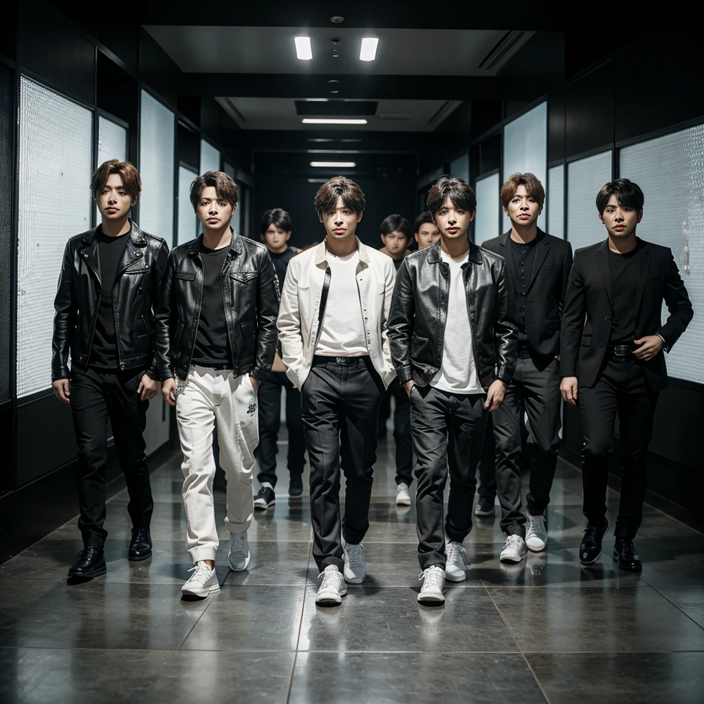 A boy group consisting of 7 members 