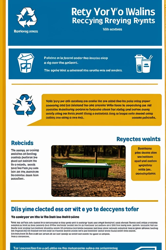 poster for a recycling rewards system