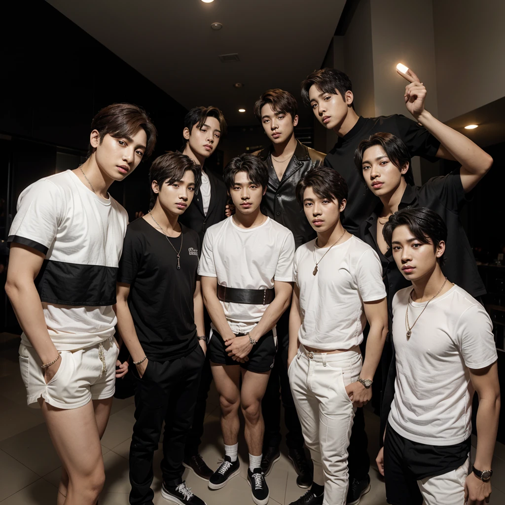 A boy group consisting of 7 members 