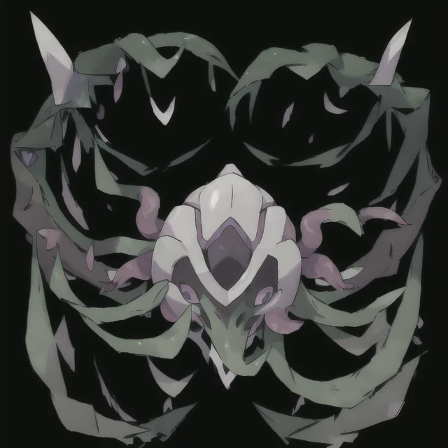pkmn ,prism with a mask with several tentacles ((best quality)),
