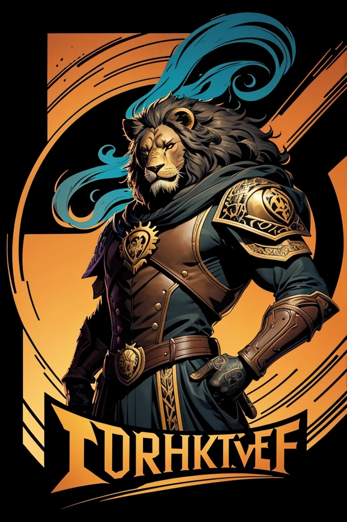 [Lion] Heraldic silhouette, Logo masking style illustration, Por Dan Mumford, pares Greg Rutkowski, Por James Jean, black backdrop, mysterious, Fantasyart, realisitic, majestic, cores ricas e vibrantes, hight contrast, Mark Perfect Water, artistic station, deviantart, dribble, red bubble, public, sharpness, , super verbose, detailed drawing, vectorizer, contour, Isometric style, 8k."