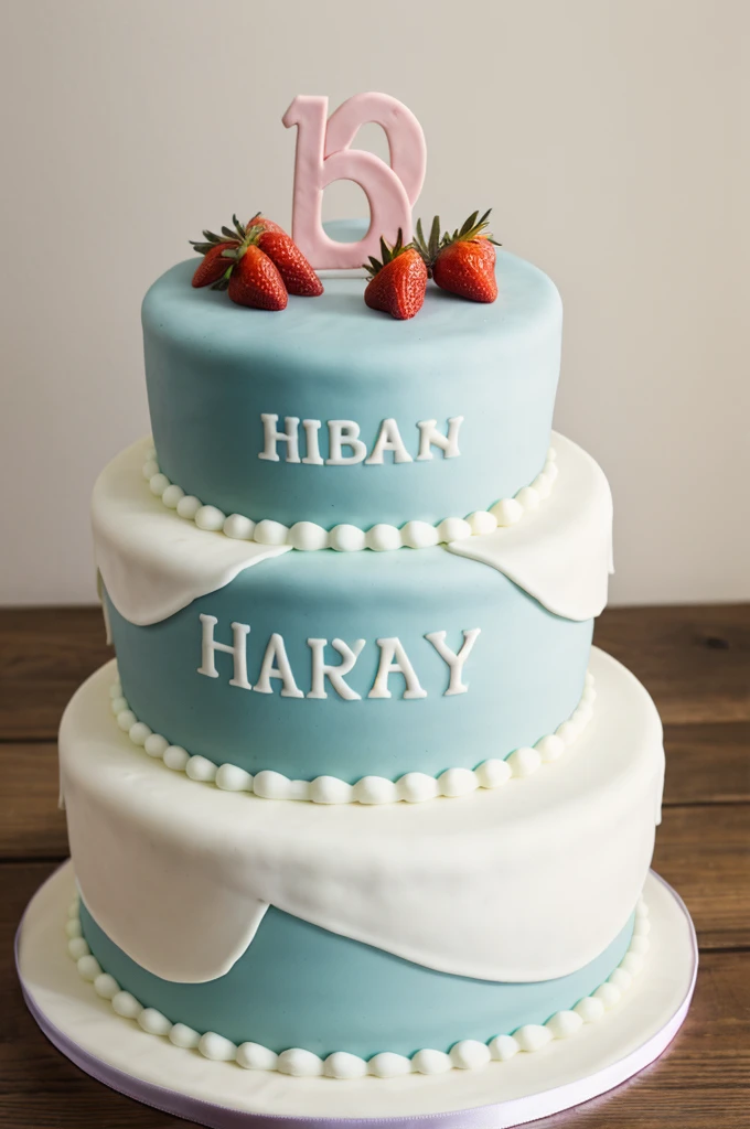 A cake with the name of naye