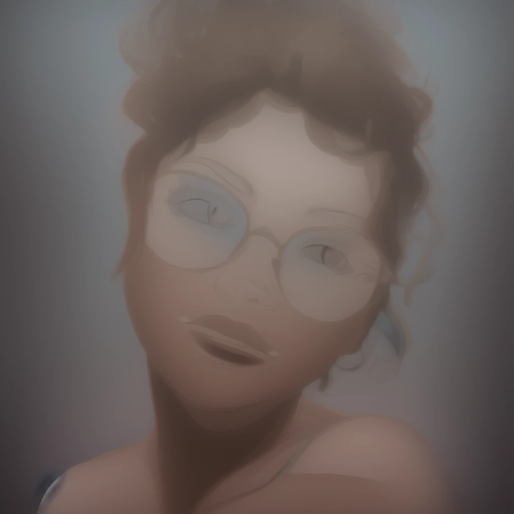 desenho de uma mulher with glasses, dark-skinned, a digital painting inspired by loish, art station, serial art, stylized portrait, high-quality portrait, digital illustration portrait, digitalportrait,  with glasses, detailed color portrait, cute portrait, nft portrait, no art style by bowater, lofi portoRait, realistic painting of beautiful girl, digital art portrait