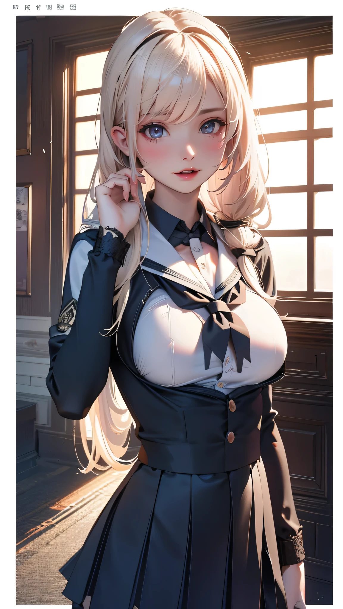 (high school girl uniform),(random porn pose),(Thin type:1.8),(big breasts),(random hairstyle),(Highest image quality,(8k),ultra-realistic,best quality, high quality, high definition, high quality texture,high detail,beautiful detailed,fine detailed,extremely detailed cg,detailed texture,a realistic representation of the face,masterpiece,Sense of presence)
