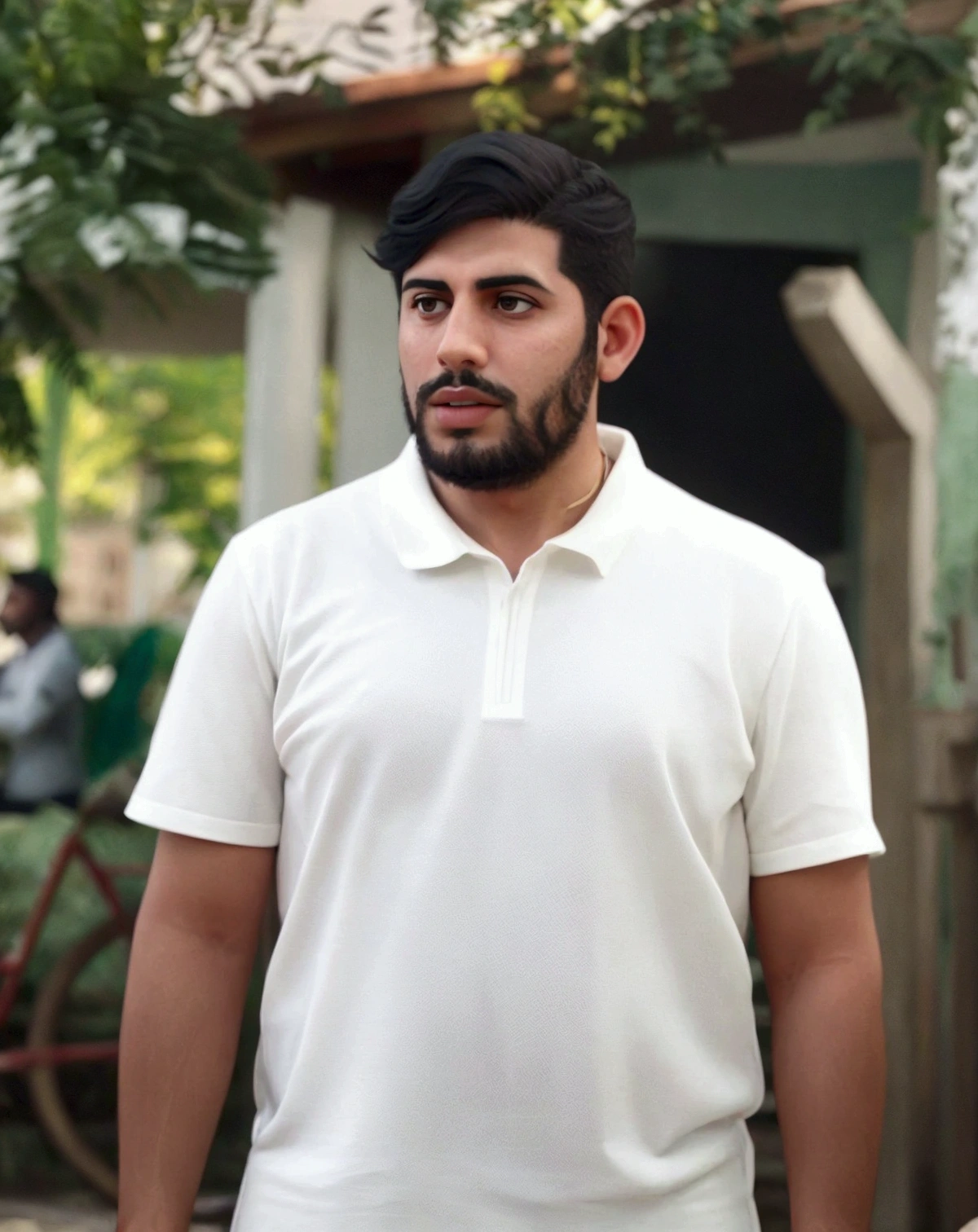 araffe man in white shirt standing in front of a building, Joseph Moncada, Sayem Reza, Mother Mostaque, mohamed chahin, Daniel Mirante, Riyahd Cassiem, agree with you, Khyzyl Saleem, Shabab Alizadeh, young greek man, pablo olivera, Joel Torres, Andres Rios