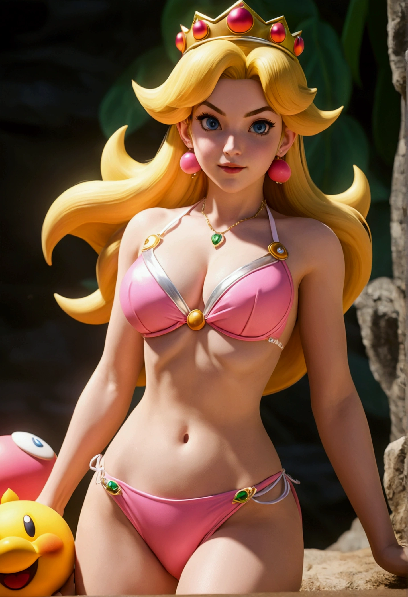 princess peach in bikini