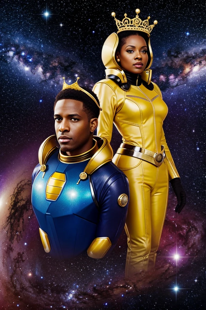 Queen bee and a galaxy man