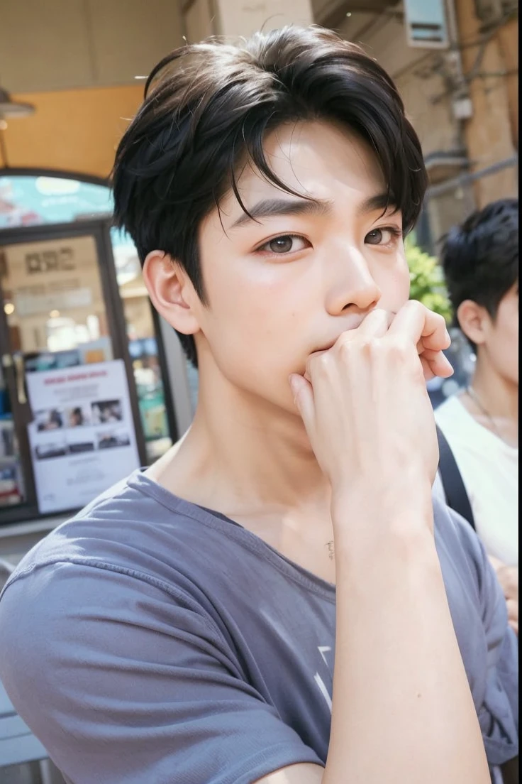 Asian boy big eyes
