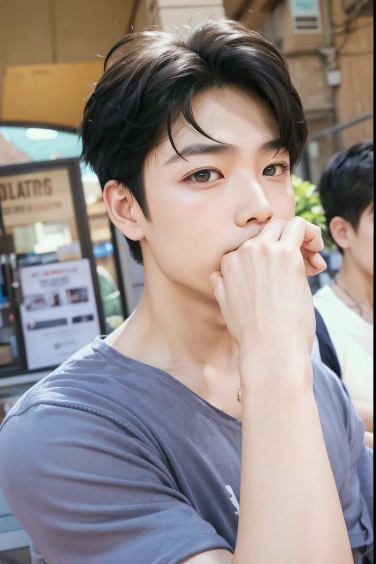 Asian boy big eyes