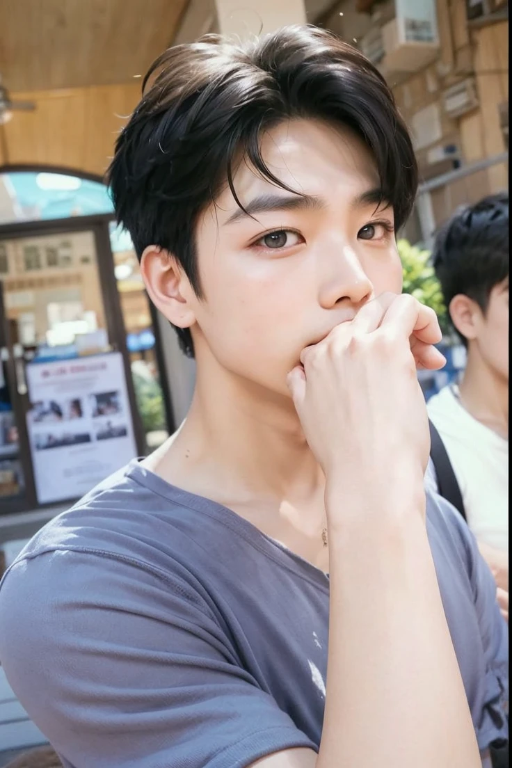 Asian boy big eyes