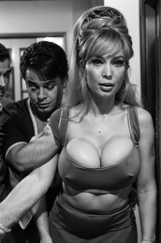 assive tits, unable to stand, drunk jeannie, slumped between two men, men hold her up, keep her from falling, pink harem outfit, drunk jeannie, she is sloppy drunk "Ish hot in here...hiccup....ish it hotinhere.....hiccup...I'm hot....I wanna 'nother drink....urp!" cheeeers....hiccup! massive tits, unable to stand, slumped between two men, men hold her up, keep her from falling, she is sloppy drunk, massive tits drunk slumped drunkenly in the arms of two doormen, hotel hallway, drinking from bottle, unable to stand without help,massive fat tits, unable to stand, drunk I dream of jeannie, pink harem outfit, slumped between two men, men hold her up, keep her from falling, she is sloppy drunk "Ish hot in here...hiccup....ish it hotinhere.....hiccup...I'm hot....I wanna 'nother drink....urp!" cheeeers....hiccup! massive fat tits, unable to stand, slumped between two men, men hold her up, keep her from falling, she is sloppy drunk, massive tits drunk slumped drunkenly in the arms of two doormen, hotel hallway, losing her balance, swaying drunkenly, slumped drunkenly, drunk facial expressions, drunk gestures, "wooooohoooo, hello mashter...hiccup!" drinking from bottle