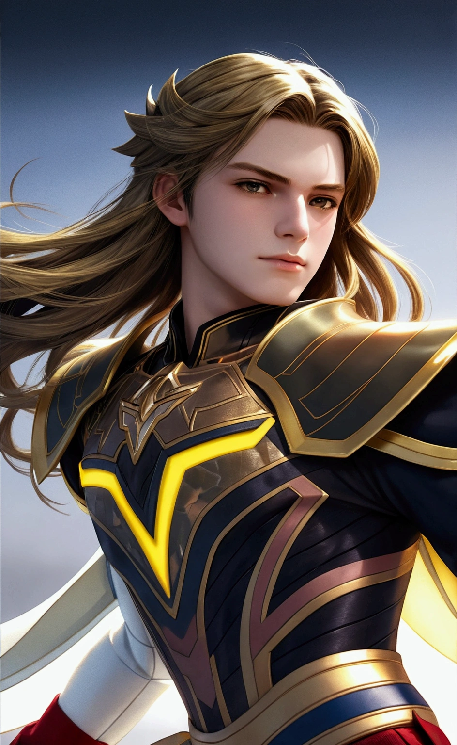 best quality, face focus, soft light, ultra high res, (photorealistic: 1.4), RAW photo, 1 japanese boys, solo, cool, (pupil, lights in the eyes), detailed h andsome face, (small chest), (high resolution detail of human skin texture), (long hair), indoor, Damask Shirt Dress, (portrait)