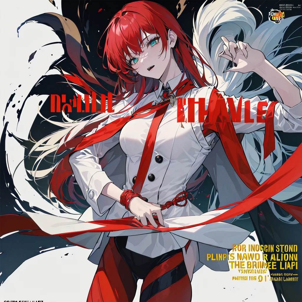 ((((dramatic))), (((Grainy))), (((intense))) film poster featuring a young platinum red hair woman as the central character. She stands have confidencely in the center of the poster, wearing a stylish and edgy Harajuku-inspired hip hop Costume, with a determined Performance on her face. The background is aesthetic atmospheric dark and Grainy, With danger and tension. The article is bold and to attract attention, with a Catchy tagline that adds to the overall feeling of drama and excitement. The color palette is mainly dark with splashes of Vibrant neon colors, giving the poster a dynamic and visually impressive appearance,tachi-e
(magazine:1.3), (cover-style:1.3), fashionable, woman, Red hair、Vibrant, Costume, Sexy seductive poses, front, colorful, dynamic, background, element, have confidence, Performance, Holding, statement, accessories, Majestic, Coiled, The surrounding area, touch, scene, article, cover, bold, to attract attention, title, stylish, font, Catchy, Heading, big, impressive, Modern, trend, concentrated, fashion、