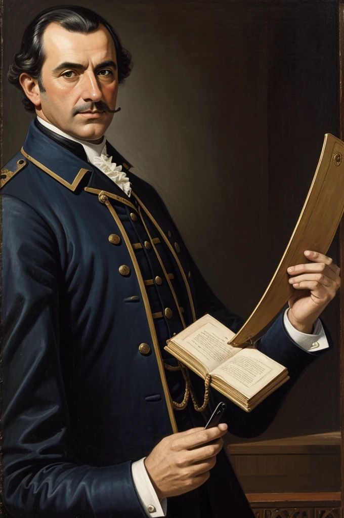 Jose de San Martín taking a selfie