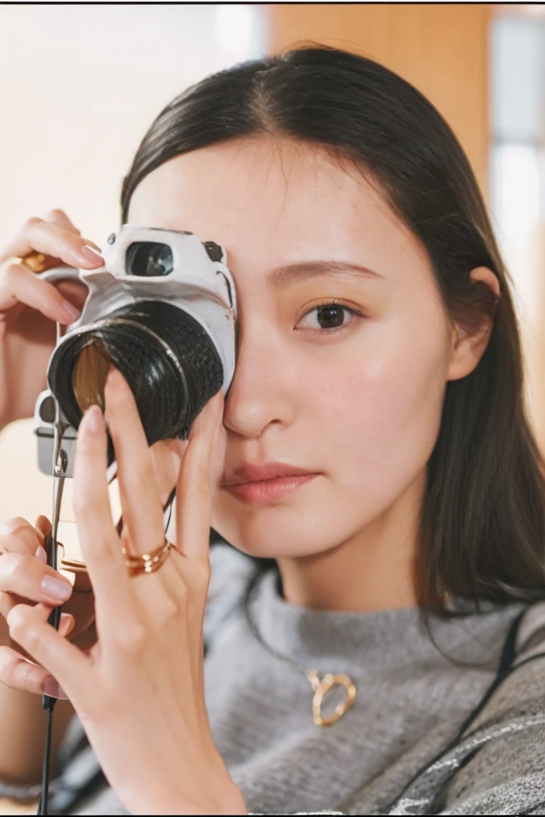 (Highest quality、High resolution、8k、masterpiece:1.55、Film Grain)、((Full body photography:1.0))、Japanese women、A woman with a cute upward gaze、Tank top with loose chest、Full body photography:1.33、Stylish clothes that show off your body lines and look great on Instagram、No underwear:1.88、Light brown hair、cute、Lens flare、((Nice style))、Highly detailed photos、Very beautiful and ideal、Super no makeup、(8k、RAW Photos、Highest quality、masterpiece:1.2)、(Realistic)、1 girl、((Looking into the camera:1.4))、Hair blowing in the wind