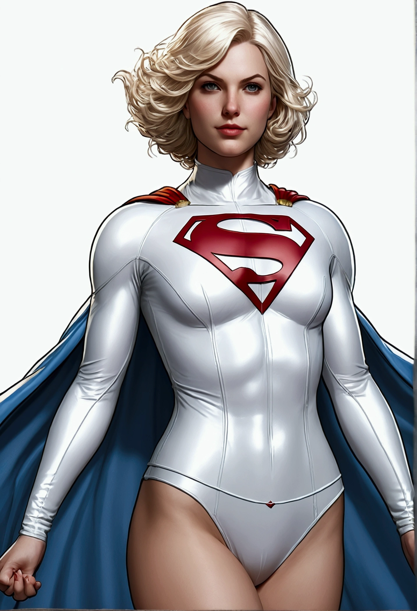 Power Girl DC,transparent clothes