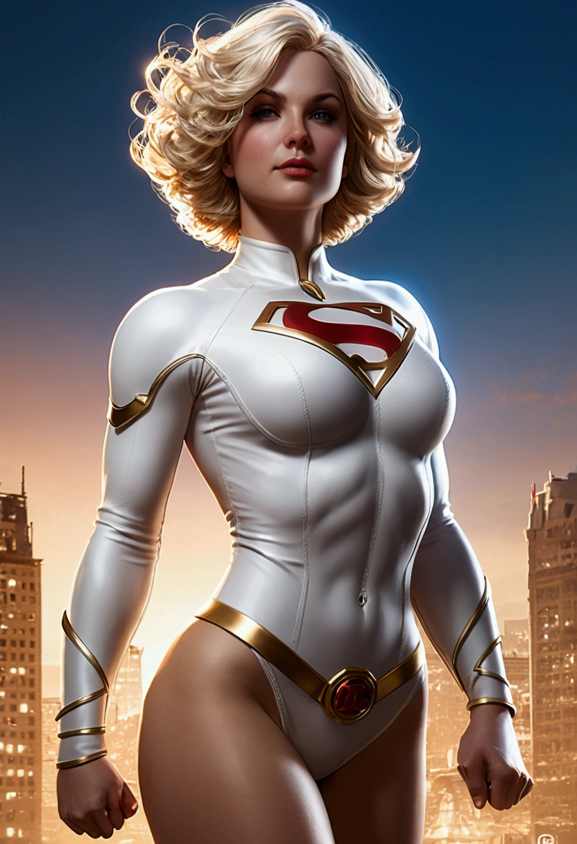 Nude,Power Girl DC 