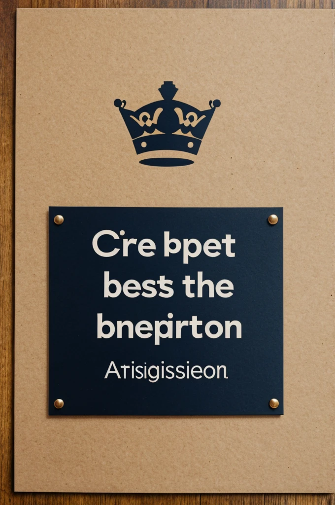 Crown with the words of "Best Supervisor"