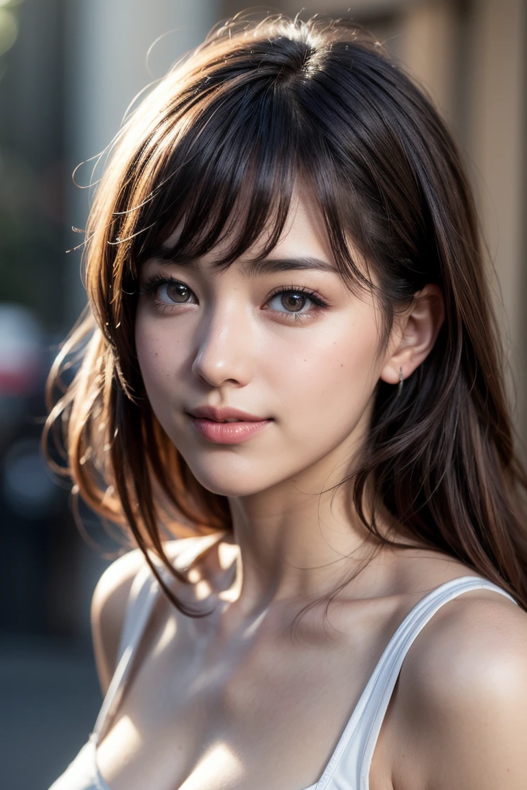 (8k), (best qualityer: 1.2), (realisitic), (photorrealistic: 1.37), ultra high definition, 1 girl, fluffly, ssmile, cloused mouth, Beautiful Details, beautiful nose, fully body,
