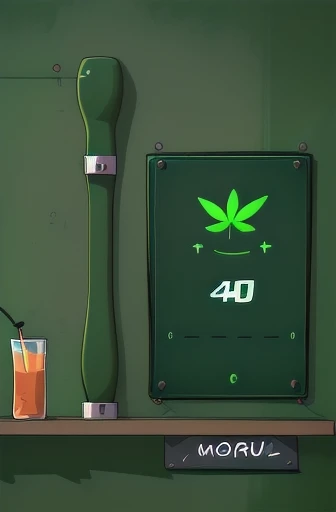 "420" menu page design, ((best quality, 4k, high resolution, masterpiece:1.2)), ultra-detailed, A4 format, ((("Green Bar" neon sign title:1.2))), (subtle cannabis leaf pattern), (stylized grinder icon:1.1), (minimalist blunt illustration:1.1), (abstract rolling papers design:1.1), (simplified bong silhouette:1.1), (discreet pipe icon:1.1), (relaxing atmosphere elements:1.2), soft green and earthy tones, clean modern design, simple sans-serif font, clear layout design, (organized menu structure:1.3), price alignment, consistent icon style, vector graphics, flat design elements
